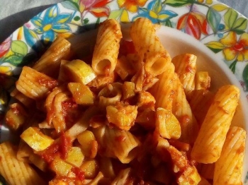 Pasta con verdesca